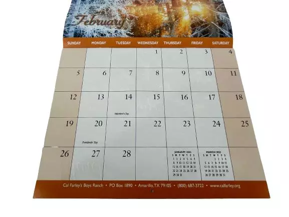 Cal Farley Boys Ranch 2023 Calendar - 12 Months of Scenic Landscapes