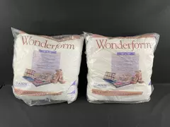 Lot of 2 Wonderform Throw Accent Pillow Inserts For Crafting DIY Sewing New