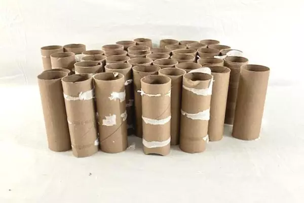 Lot of 42 Empty Clean Toilet Paper Roll TP for Crafts DIY Projects Cardboard