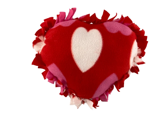 Lot of 2 Valentine's Decor Pink Heart Pillow & "Always You" Plaque