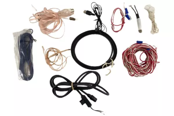 Lot of Various Cables & Wires for Electronics Repair Projects