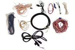 Lot of Various Cables & Wires for Electronics Repair Projects