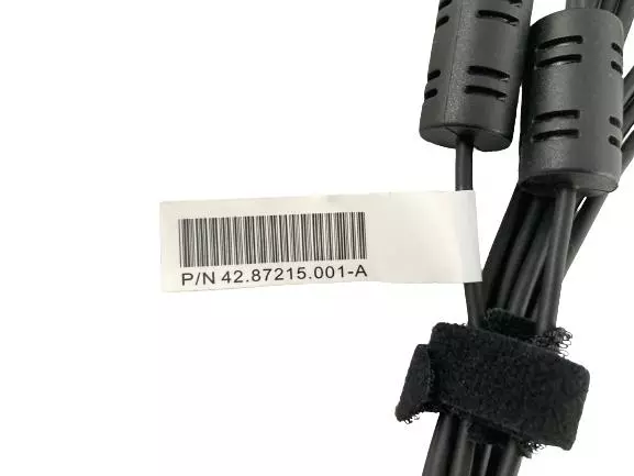 Lot of 3.5mm Audio Cables - Black Computer Audio Cords - Pre-Owned