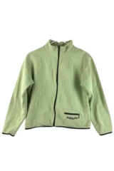 BAC Green Women's Zip Up Jacket Size L - Jackson Hole WY Travel Souvenir