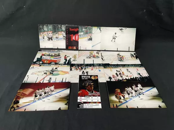 Lot of Portland Winterhawks Ticket & Game Photos March 4, 2011 - Good Condition