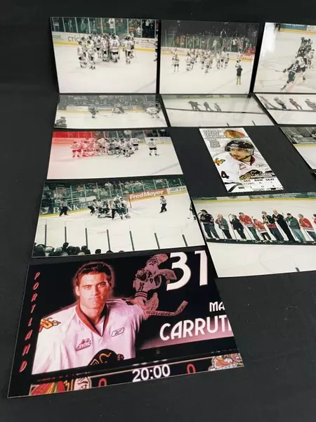 Lot of Portland Winterhawks Playoff Ticket & Bonus Photos - Hockey Memorabilia