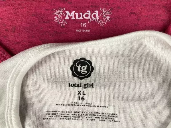 Lot of 2 Girl's Size 16 Tops - Mudd & Today Girl School Outfit