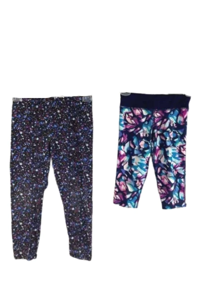 Lot of 5 Girl's Size 4 Dress Shirts & Leggings by Garanimals, Champion & More