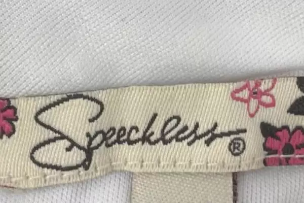 Speechless Size 6 Girls Dress White Black Mesh Rhinestones Sleeveless