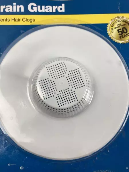 PlumbCraft Waxman Drain Guard Strainer - Prevent Hair Clogs, 5" Diameter