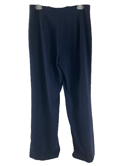 Vintage Oasis Navy Blue Women's Pants Size 14 Lightweight Casual Slacks