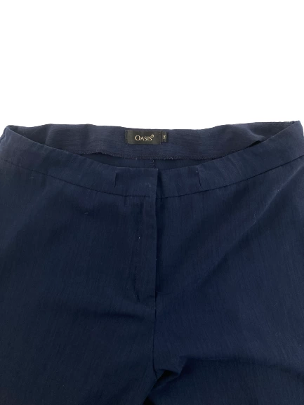 Vintage Oasis Navy Blue Women's Pants Size 14 Lightweight Casual Slacks