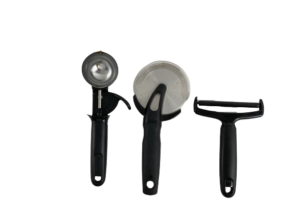 Lot of 3 Good Cook Kitchen Utensils: Ice Cream Scoop, Pizza Cutter, Peeler
