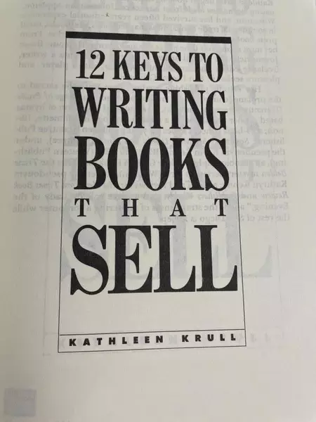 1989 12 Keys To Writing Books That Sell Kathleen Krull PB Book Writers Digest