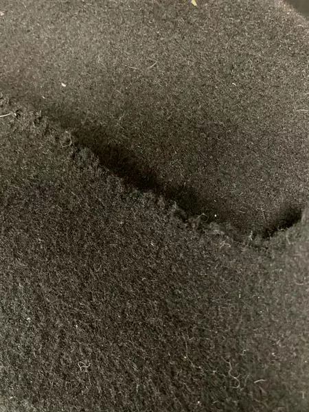 Black Fleece Fabric Roll 64" Tall Bulk Wholesale Pre-Owned