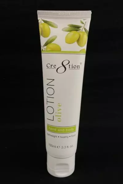Cre8tion Olive Hand & Body Lotion 3.3 oz - Lightweight & Fresh in Box