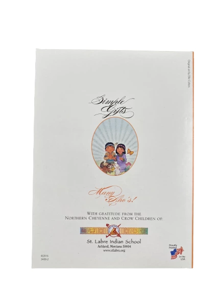 Lot of 2 Vintage St Labre Indian School Unused Birthday Cards & Envelopes