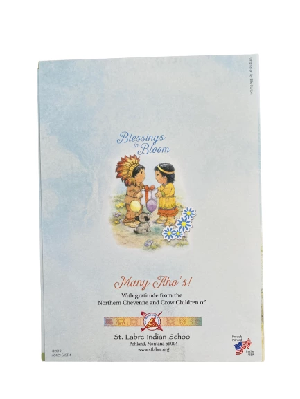 Lot of 2 Vintage St Labre Indian School Unused Birthday Cards & Envelopes