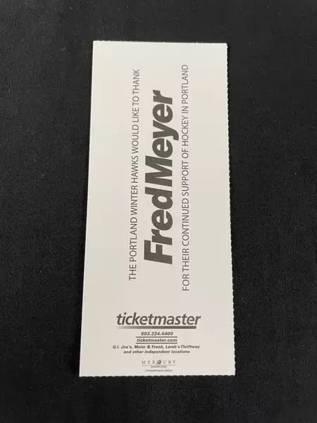 Lot of 2006 Portland Winterhawks Ticket & Game Photos - Lanny Ramage