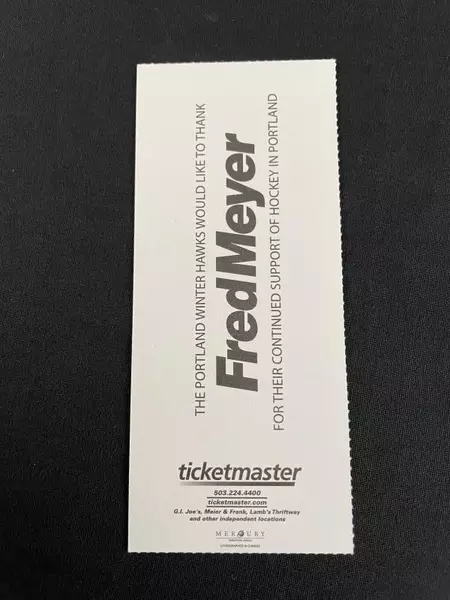 Portland Winterhawks Feb 2006 Hockey Ticket + Bonus Photos - Good Condition