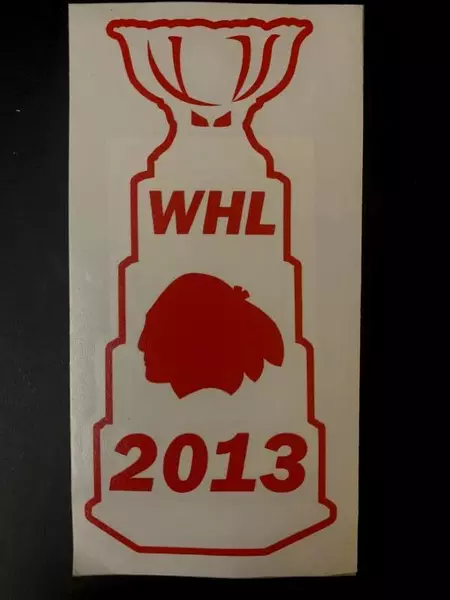 Lot of 2 Portland Winterhawks Stickers Decals Pre-owned Hockey Gear