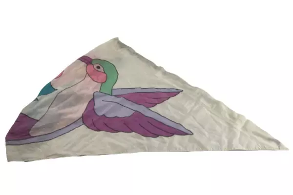 Colorscapes Hummingbird Flower Yard Flag 44x58 Asymmetrical - Pre-Owned