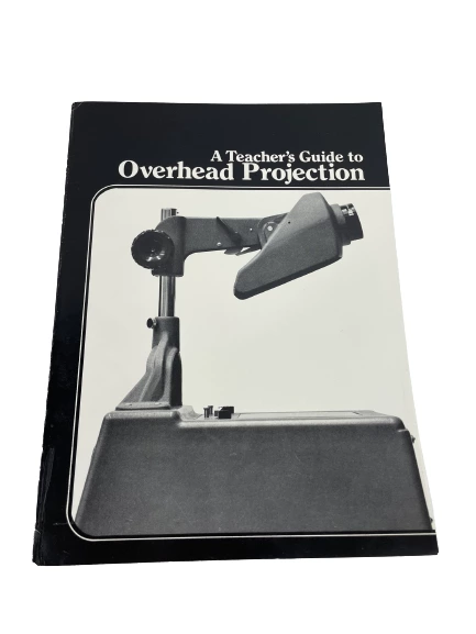 1969 A Teacher's Guide to Overhead Projection Book Tecnifax - Good Condition