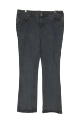 Ellemenno Women's Size 17 Black Jeans 5-Pocket Design, Repair Needed