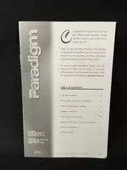 Paradigm OM100 Speaker Instruction Manual - Vintage - Good Condition
