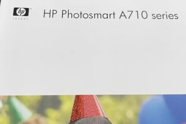 HP Photosmart A710 User Guide & Photo Paper Set - Good Condition
