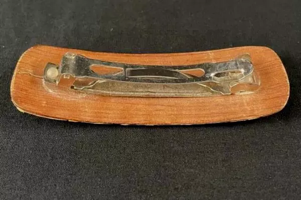 Lot of 5 Vintage Hair Clips Barrettes Yellow Clear Silver Beige Accessories