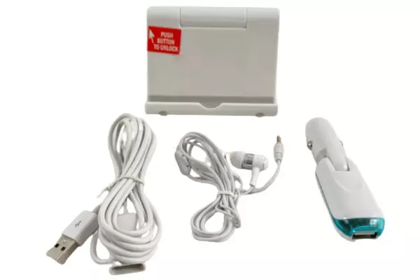 Digital Gadgets Mobile Device Starter Kit: Tablet Stand, Charger, Earbuds
