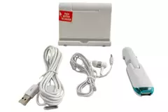 Digital Gadgets Mobile Device Starter Kit: Tablet Stand, Charger, Earbuds