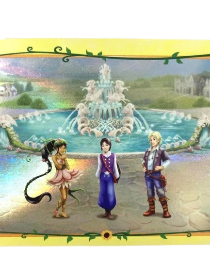 Bella Sara Emma & Friends S47/55 Trading Card Horse Canter Hallow Post