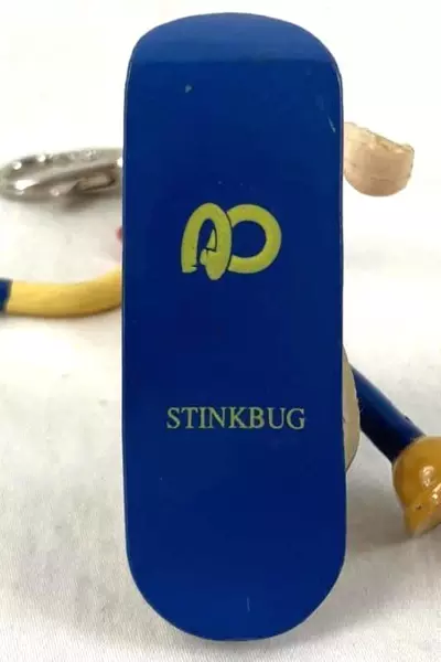 Kid Galaxy Bendable Snowboarder Stinkbug Keychain 4" Multicolor