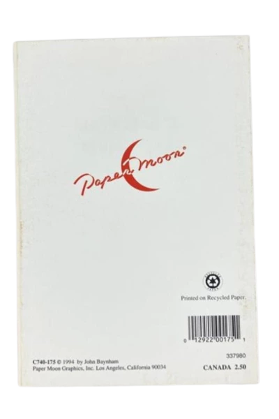 Paper Moon 1994 Santa Elf Holiday Card - "When I Think About You"