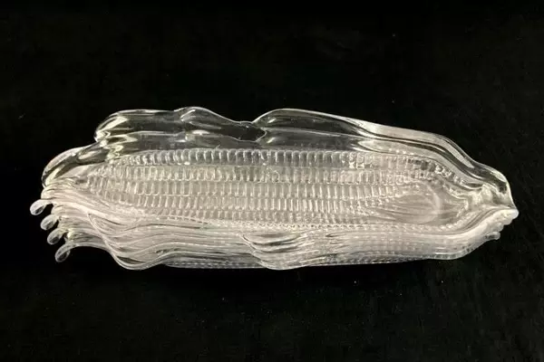 Set of 4 Corn On The Cob Clear Plastic Serving Dishes Le Gourmet Chef Individual