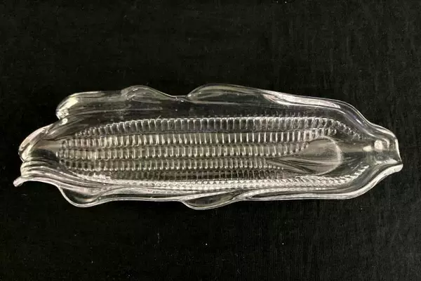 Set of 4 Corn On The Cob Clear Plastic Serving Dishes Le Gourmet Chef Individual