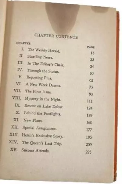 Vintage 1932 "Helen In The Editor's Chair" Ruthe Wheeler Hardcover Book