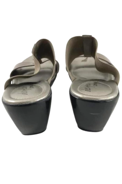 Dexflex Comfort Women's Size 8 Taupe Wedge Sandals Open Toe Studded Lot