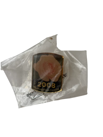2008 Portland Rose Festival Lapel Pin - Sealed, Very Good Condition Collectible