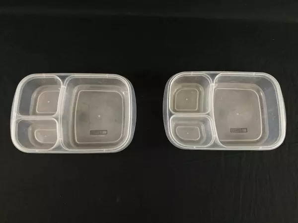 Lot of 5 Clear Plastic Food Storage Containers No Lids Kitchen Home