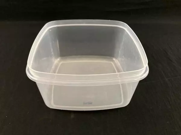 Lot of 5 Clear Plastic Food Storage Containers No Lids Kitchen Home