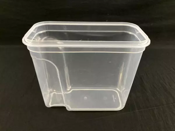 Lot of 5 Clear Plastic Food Storage Containers No Lids Kitchen Home