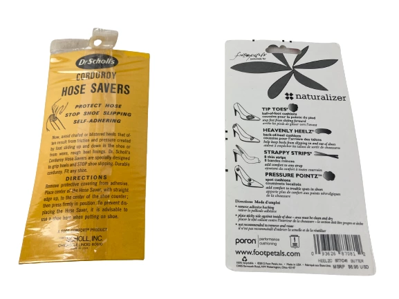 Lot of Vintage Shoe Horns & Cushions - Famous Footwear & Dr. Scholl's