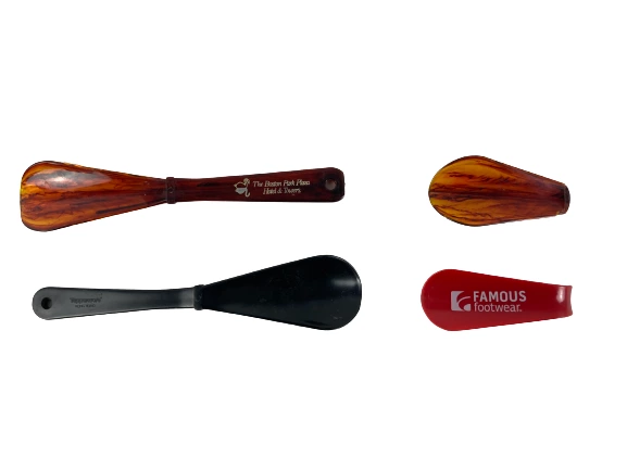 Lot of Vintage Shoe Horns & Cushions - Famous Footwear & Dr. Scholl's