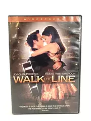Walk the Line DVD Widescreen Reese Witherspoon Joaquin Phoenix Good Condition