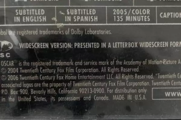 Walk the Line DVD Widescreen Reese Witherspoon Joaquin Phoenix Good Condition