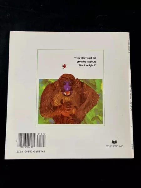 The Grouchy Ladybug by Eric Carle Paperback 1977 Scholastic Children's Book