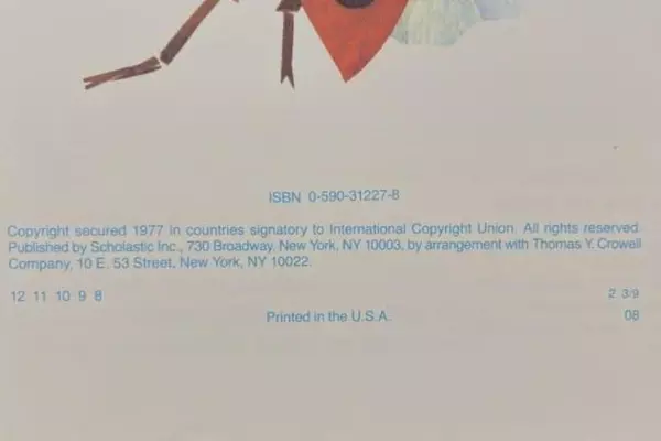 The Grouchy Ladybug by Eric Carle Paperback 1977 Scholastic Children's Book